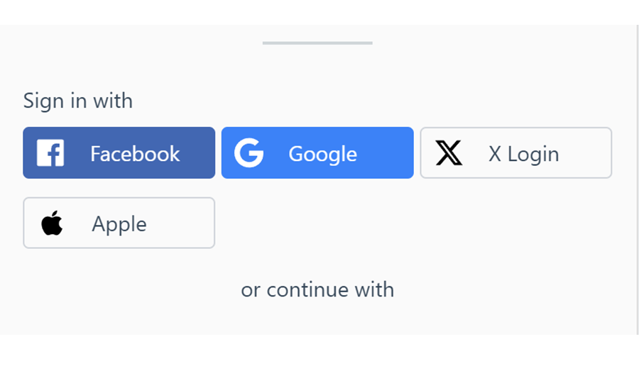 Social login